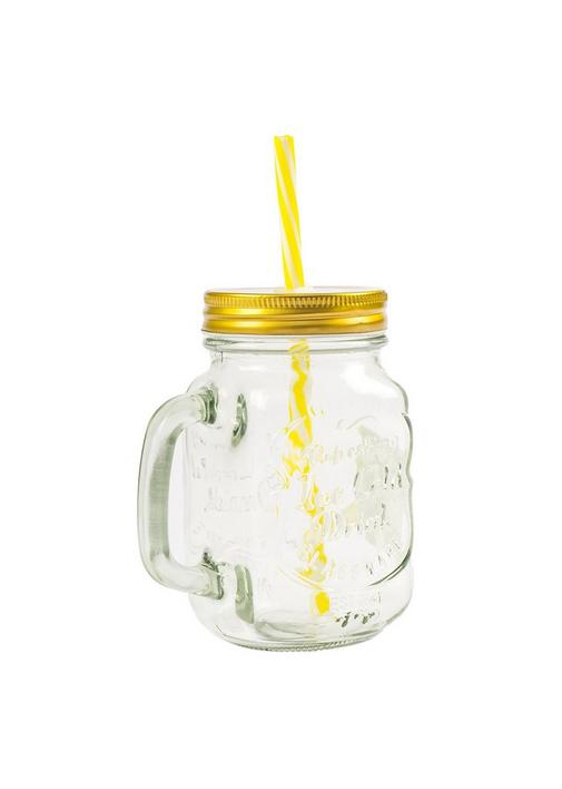 MAISON DRINKING JAR - 1 - Antique Gold | SHEET STREET