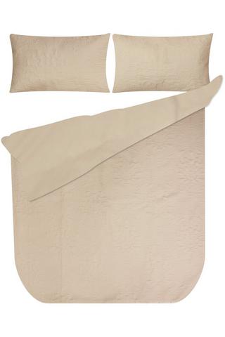 DAMASK QUILTED POLYESTER DUVET COVER