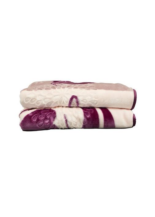 3KG PRINTED MINK BLANKET - 1 - Blush Pink | SHEET STREET