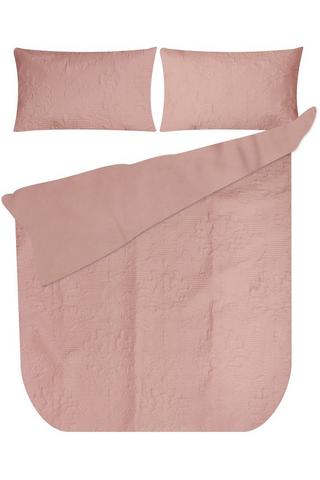 DAMASK QUILTED POLYESTER DUVET COVER