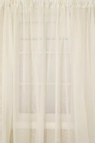 REEDS SHEER TAPED UNLINED CURTAIN 218X230CM