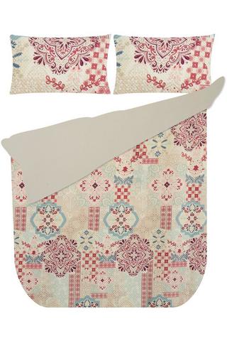 TRIXIE PATCHWORK QUILTED POLYESTER DUVET COVER