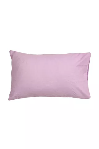 2 PACK WINTER POLYCOTTON STANDARD PILLOWCASES