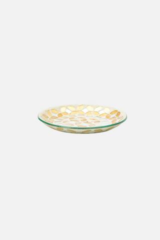 MOSAIC CANDLE PLATE