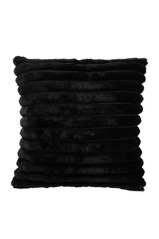 RIBBED FAUX FUR SCATTER 50X50CM