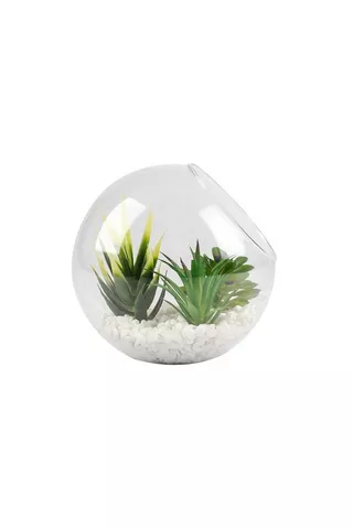 IGLOO POTTED FAUX PLANT