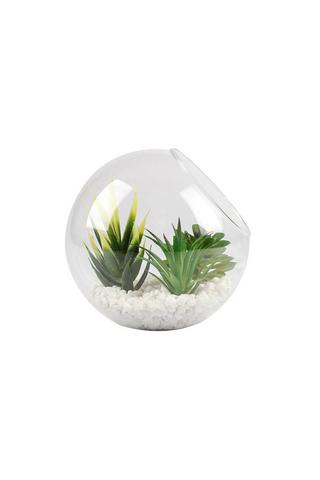 IGLOO POTTED FAUX PLANT