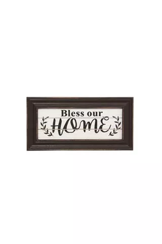 BLESS OUR HOME DECORATIVE WALL ART