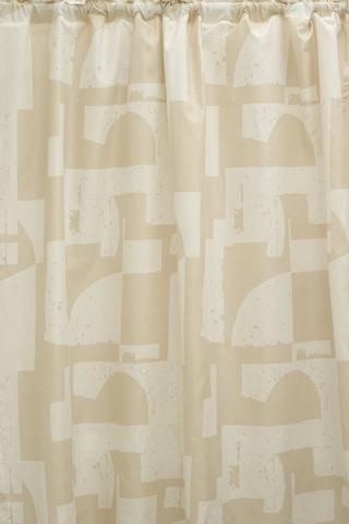 2 PACK SHAPES TAPED CURTAIN 140X218CM