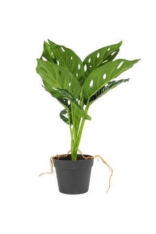 POTTED LEAF CUTOUT FAUX PLANT