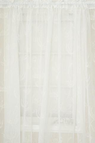 LILY SHEER TAPED CURTAIN 230X218CM