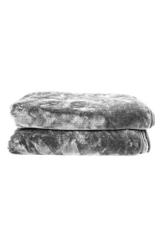 2.5KG CARVED SCROLL MINK BLANKET 200X220CM