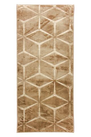 CARVED FLANNEL RUG 70X160CM