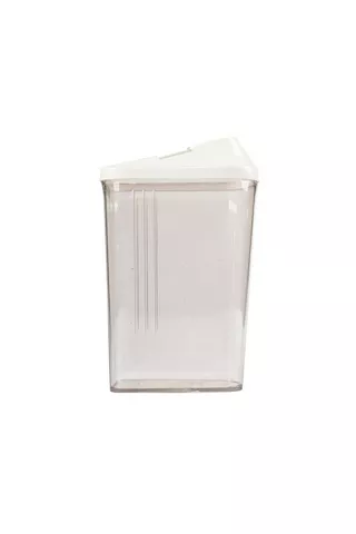 1L PLASTIC STORAGE CONTAINER WITH A LID