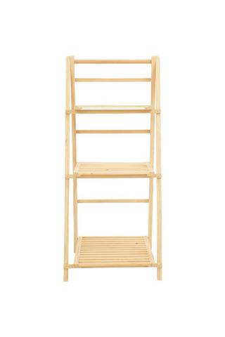 3 TIER FOLDING LADDER - 1 - Oatmeal