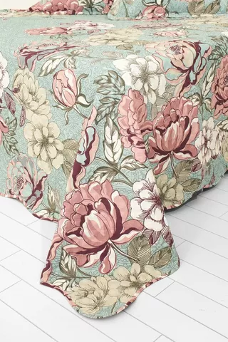 FLORAL PEONY ULTRASONIC QUILT