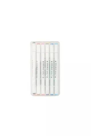 12 PACK DOUBLE SIDED MARKERS