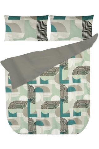 KIAN GEO POLYESTER DUVET COVER