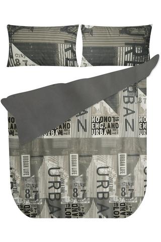 URBAN BLOCK POLYESTER DUVET COVER