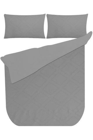 WAFFLE POLYESTER DUVET COVER