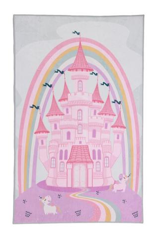 KIDS CASTLE PRINTED RUG 70X110CM