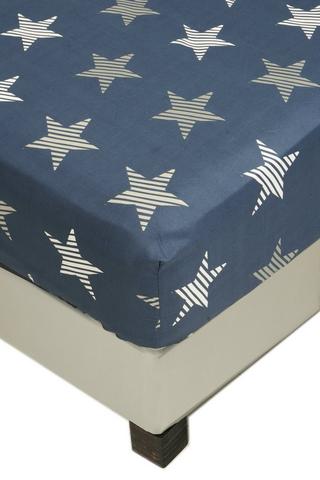 KIDS STAR POLYESTER FITTED SHEET