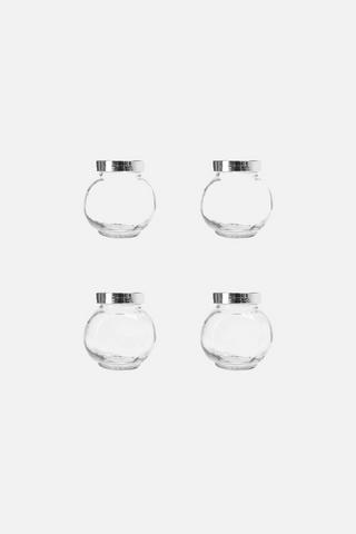 200ML 4 PACK GLASS STORAGE CONTAINERS SET