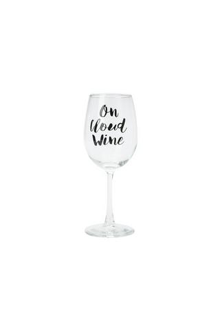 350ML DECAL WINE GLASS