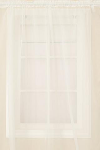 2 PACK VOILE SHEER TAPED CURTAIN 145X218CM