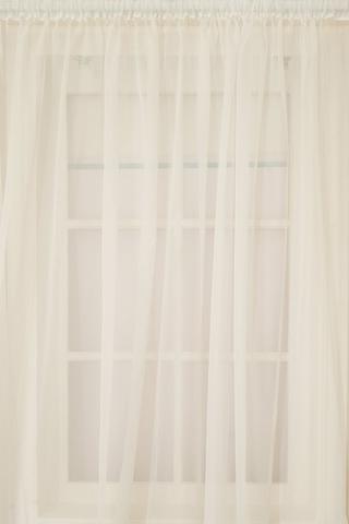 CORNELLY SHEER TAPED CURTAIN 230X218CM