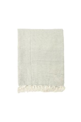 POLYCOTTON STRIPE THROW 140X180CM