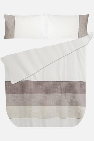 EMBOSSED COPENHAGEN POLYESTER DUVET COVER