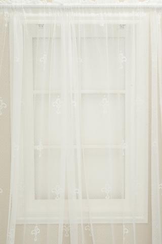 LACE NET SHEER TAPED CURTAIN 230X218CM