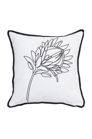 PROTEA EMBROIDERED SCATTER 50X50CM