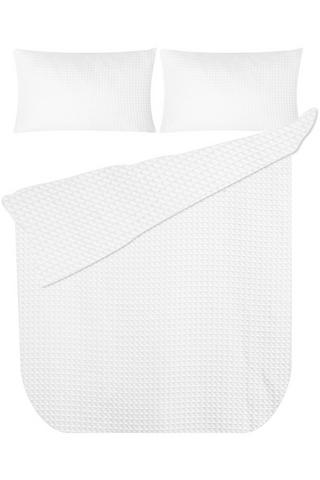 DOT WAFFLE POLYESTER DUVET COVER