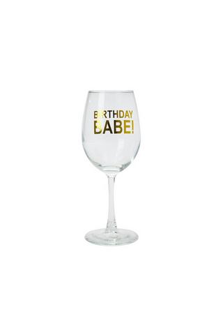 350ML DECAL WINE GLASS