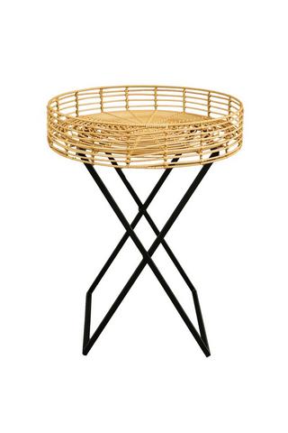 RATTAN FLIP TABLE