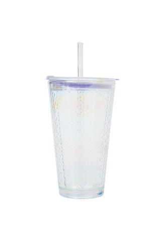 DIAMOND IRRIDESCENT SIPPY MUG