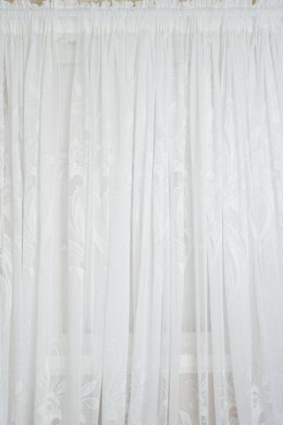 XW NET SHEER TAPED CURTAIN 500X218CM