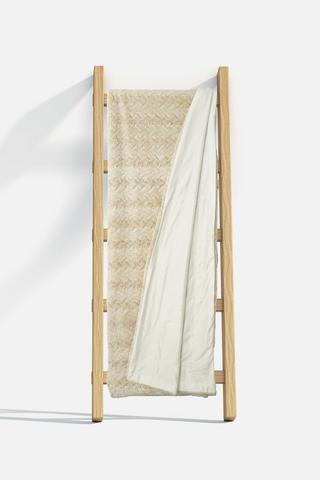 PLUSH FAUX FUR BLANKET 200X220CM