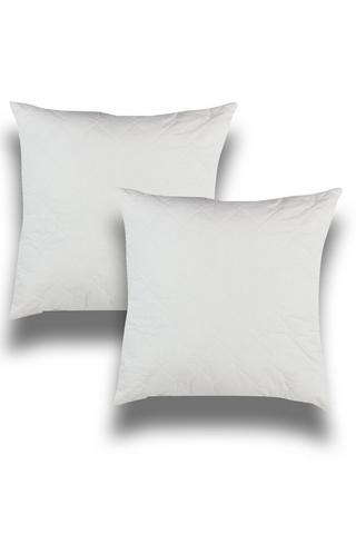 2 PACK QUILTED CONTINENTAL PILLOWS