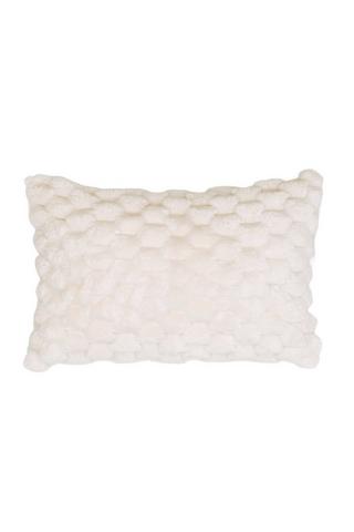 BOBBLE FAUX FUR BEDROOM SCATTER 40X60CM