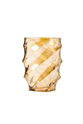 RIBBED SWIRL DECORATIVE VASE