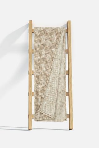EMBOSSED FLANNEL BLANKET 180X200CM