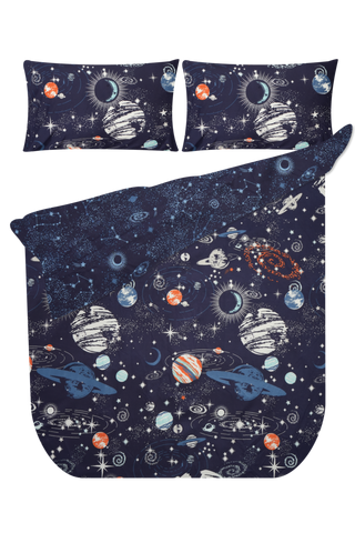 KIDS GALAXY POLYESTER DUVET COVER