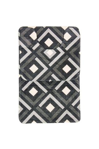 2 PIECE LUX GEO BATHMAT SET