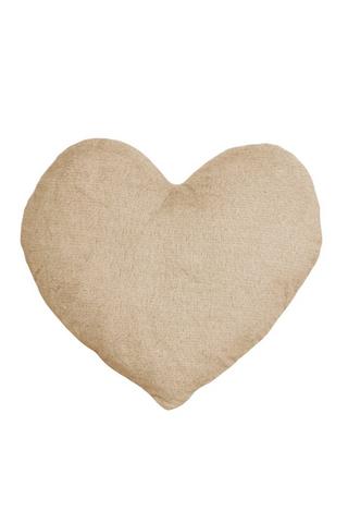 GLITTER HEART FAUX FUR SCATTER 48CM