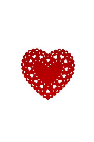 SCROLL HEART PLACEMAT