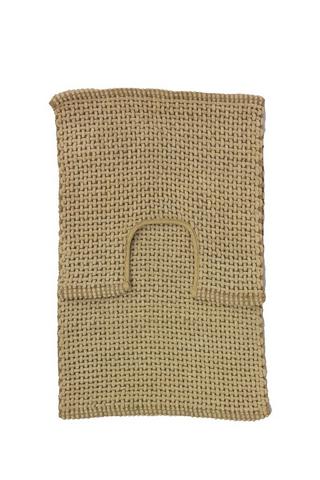 2 PIECE BASKETWEAVE BATHMAT SET