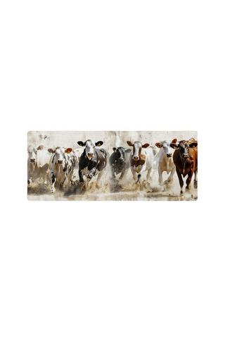 RUNNING NGUNI WALL ART 114X43CM